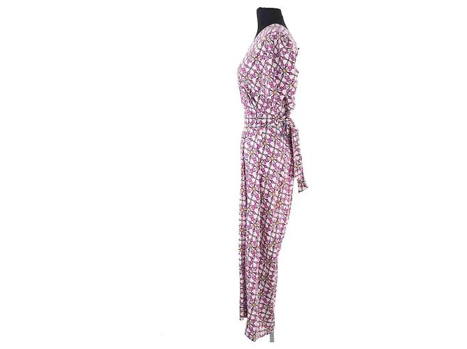 Autre Marque Vestido de seda violeta AML Paris Púrpura - vista 3