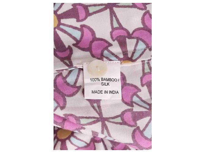 Autre Marque Vestido de seda violeta AML Paris Púrpura - vista 6