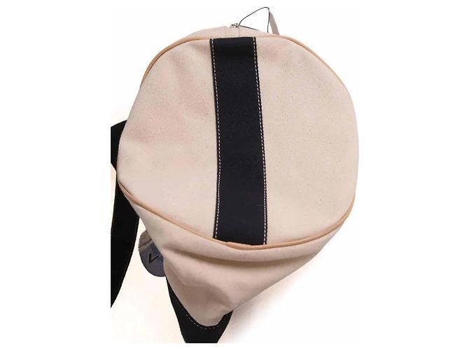 Borsa da viaggio Lancel in tessuto ecru Crudo - vista 4