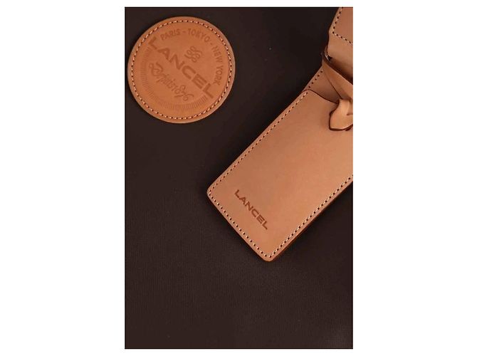 Borsa da viaggio Lancel marrone sintetica - vista 7