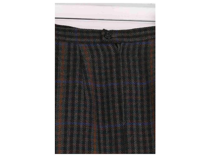Falda Burberry de lana verde - vista 2