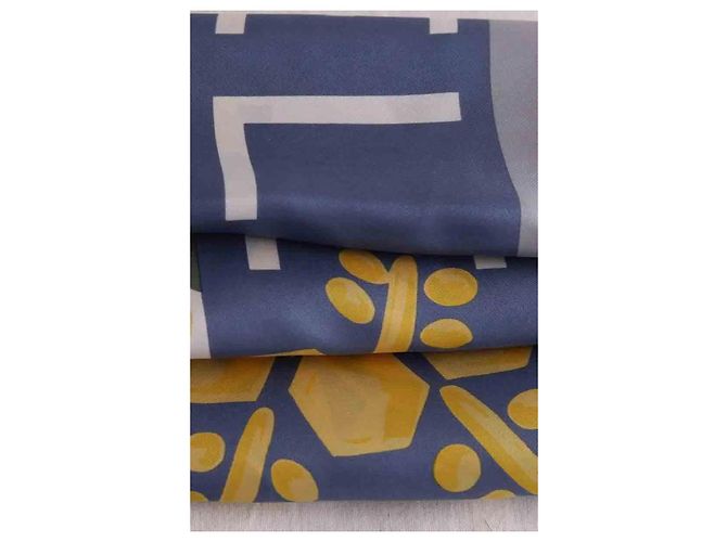 Céline Seidentuch Carré Blau - Ansicht 2