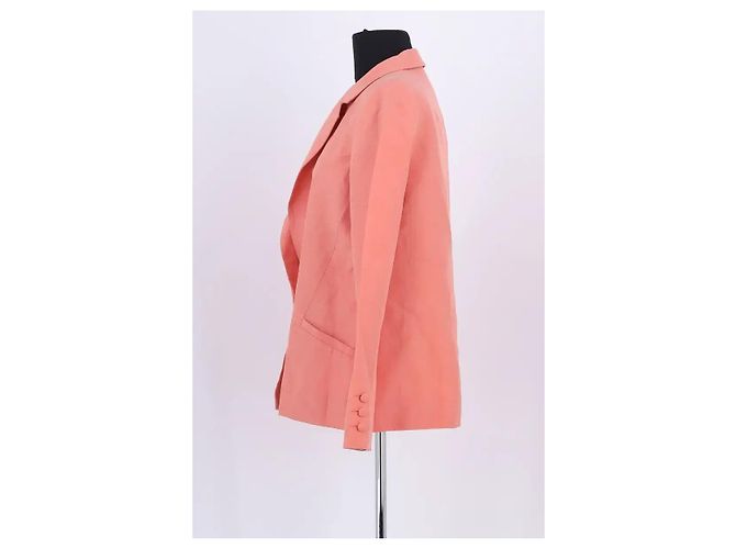 Blazer SéZane de lino rosa - vista 3