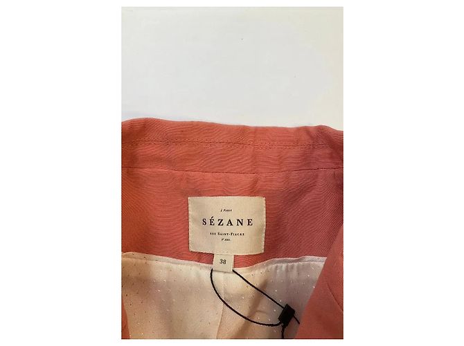 Blazer SéZane de lino rosa - vista 5