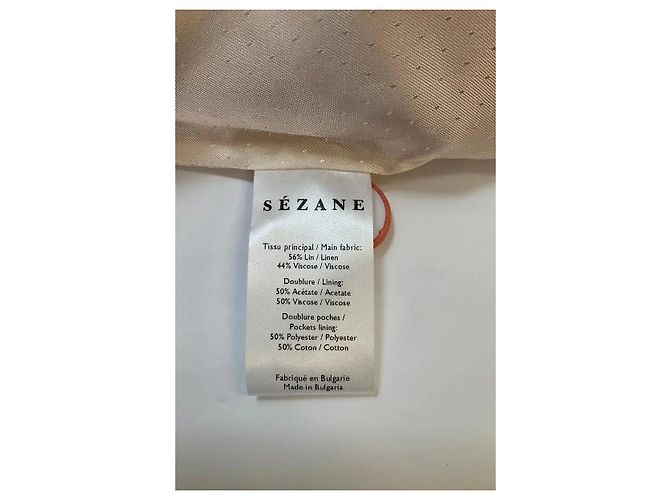 Blazer SéZane de lino rosa - vista 6
