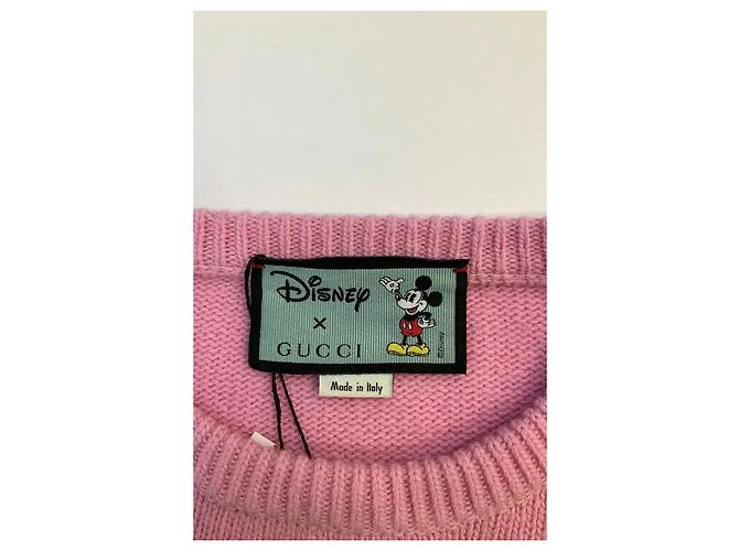 Gucci Disney x Gucci Wollpullover Rosa Pink - Ansicht 5