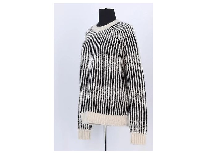 Jersey Saint Laurent de lana blanco - vista 2