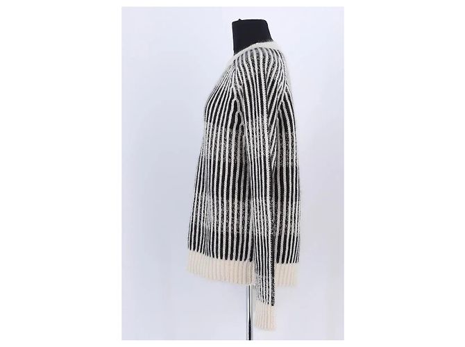 Jersey Saint Laurent de lana blanco - vista 3