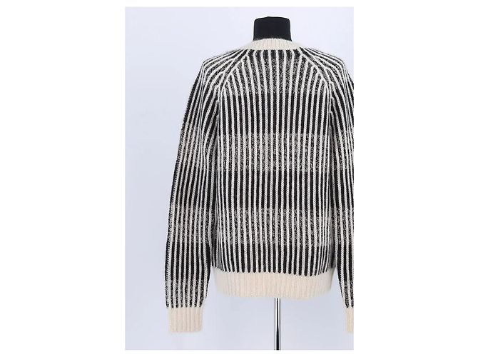 Jersey Saint Laurent de lana blanco - vista 4