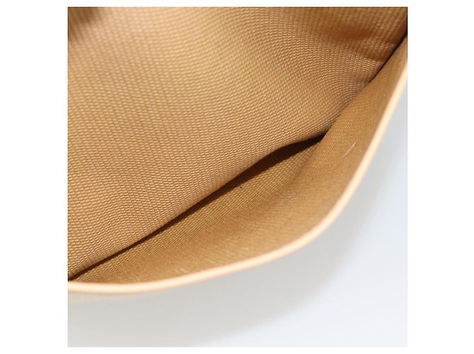 Borsa a tracolla Salvatore Ferragamo tela Beige Argento Auth ar14005 - vista 19