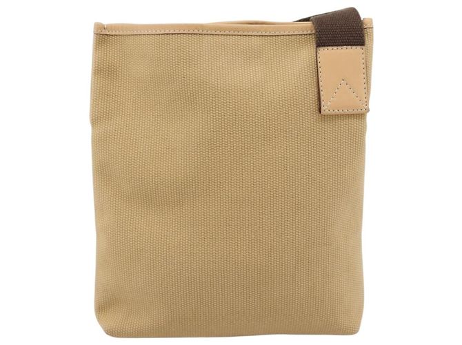 Borsa a tracolla Salvatore Ferragamo tela Beige Argento Auth ar14005 - vista 2