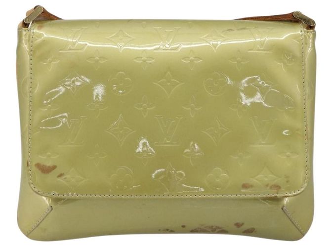 LOUIS VUITTON Monogram Vernis Thompson Street Bag Gris M91008 LV Auth hk3896 Grigio - vista 13