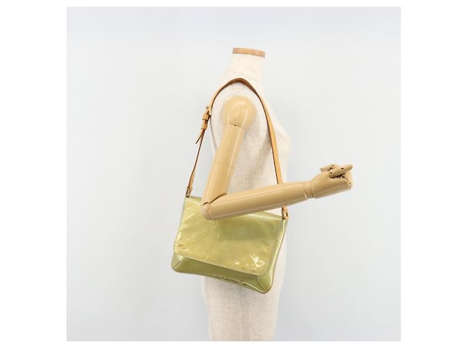 LOUIS VUITTON Monogram Vernis Thompson Street Bag Gris M91008 LV Auth hk3896 Grigio - vista 23
