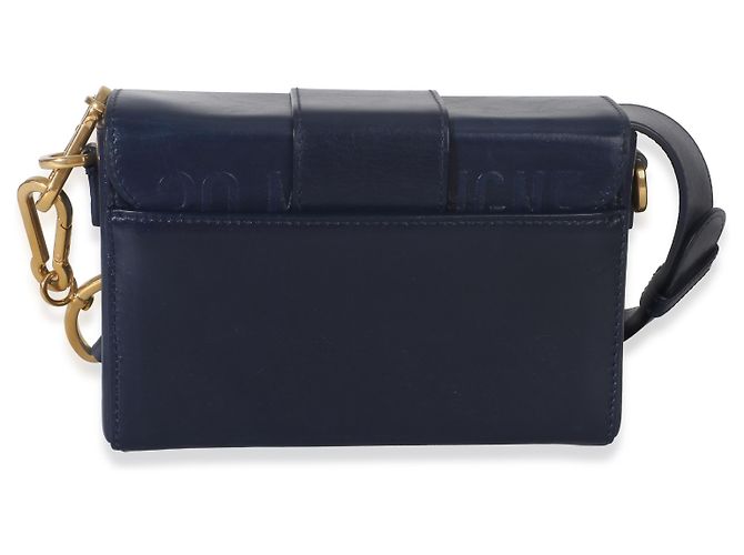 Borsa 30 Montaigne in pelle di vitello blu navy Christian Dior - vista 2
