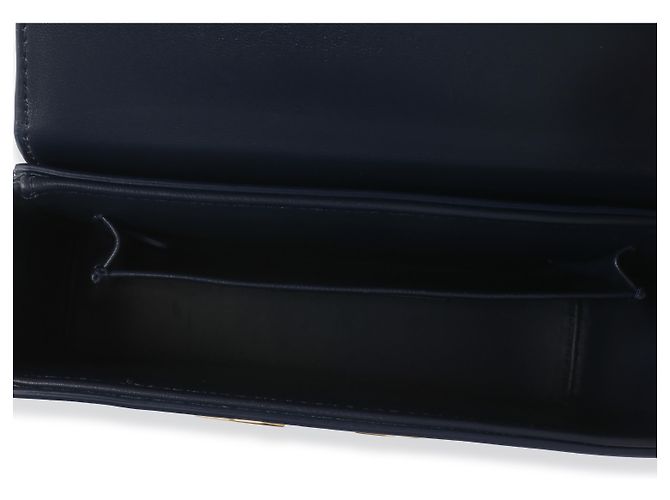 Borsa 30 Montaigne in pelle di vitello blu navy Christian Dior - vista 5