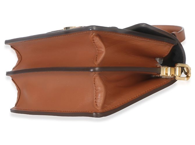 Louis Vuitton Mini Dauphine in tela Monogram Reverse Marrone Nero - vista 6