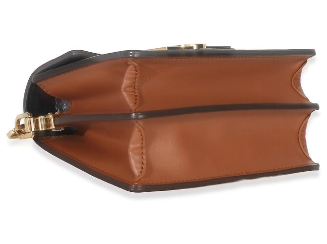 Louis Vuitton Mini Dauphine in tela Monogram Reverse Marrone Nero - vista 7