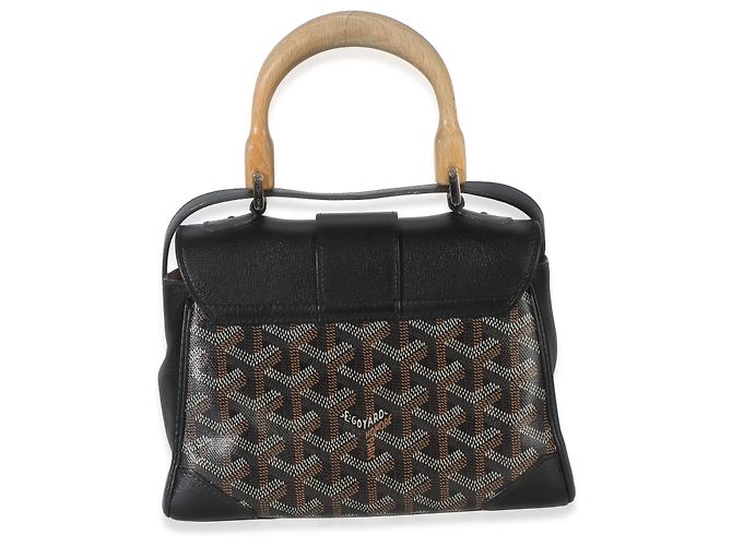 Goyard Tela Goyardine nera Saigon Souple Mini Nero - vista 2