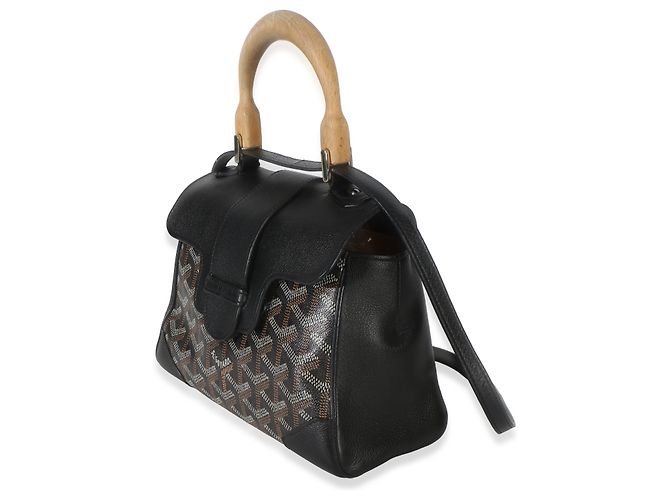 Goyard Tela Goyardine nera Saigon Souple Mini Nero - vista 3