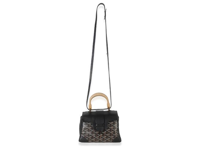 Goyard Tela Goyardine nera Saigon Souple Mini Nero - vista 5