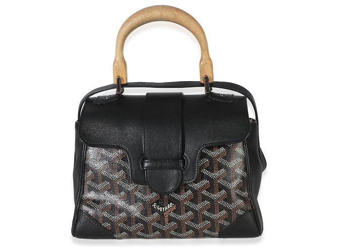 Goyard Tela Goyardine nera Saigon Souple Mini Nero - vista 8