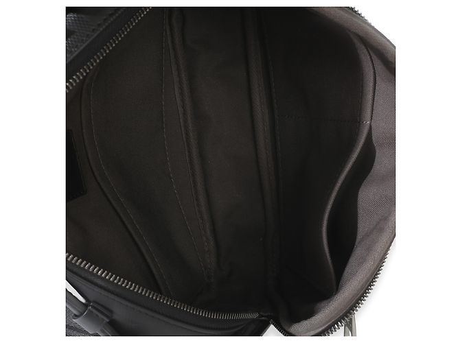 Borsa a tracolla Louis Vuitton Black Damier Infini Ambler Nero - vista 5