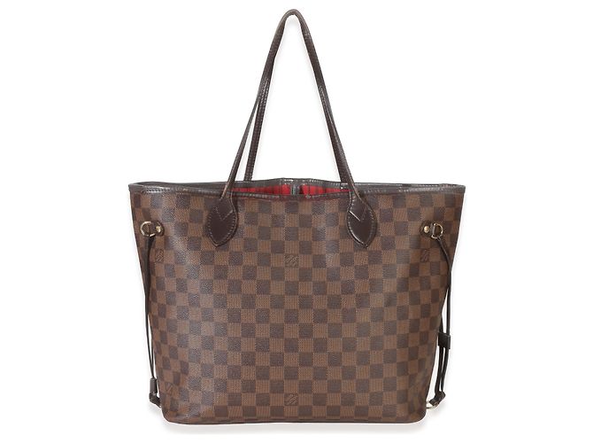 Louis Vuitton Damier Ebene Canvas Neverfull MM Marrone - vista 2