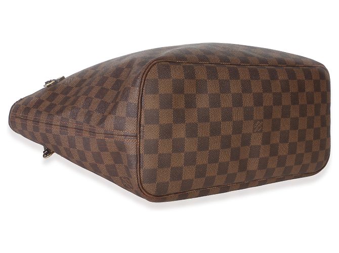 Louis Vuitton Damier Ebene Canvas Neverfull MM Marrone - vista 5