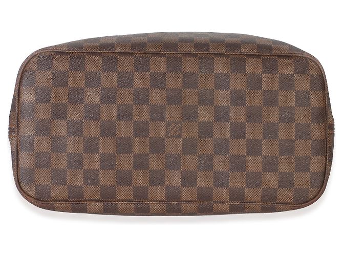 Louis Vuitton Damier Ebene Canvas Neverfull MM Marrone - vista 6