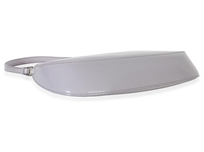 Borsa Cleo Medium in Spazzolato Grigio Prada Marrone - vista 7