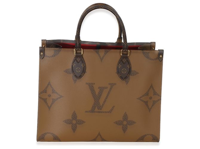 Louis Vuitton Reverse Monogram Canvas Onthego MM Marrone - vista 2