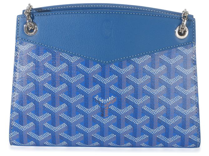 Goyard Blue Goyardine Canvas Mini Rouette Structure - vista 2