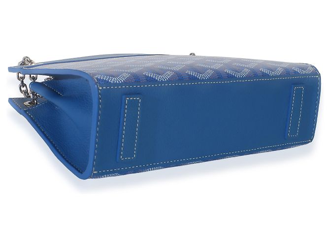 Goyard Blue Goyardine Canvas Mini Rouette Structure - vista 5