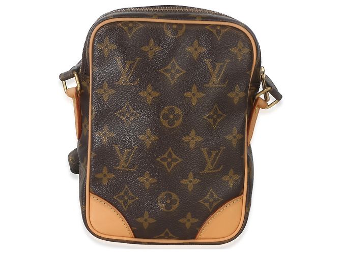 Borsa Amazone in tela Monogram Louis Vuitton Marrone - vista 2