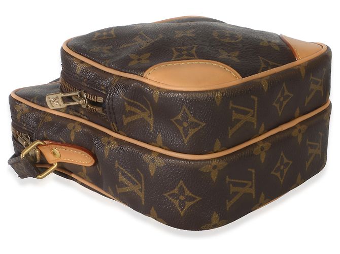 Borsa Amazone in tela Monogram Louis Vuitton Marrone - vista 7