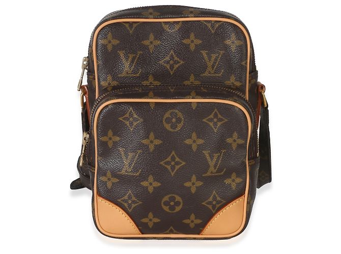 Borsa Amazone in tela Monogram Louis Vuitton Marrone - vista 8