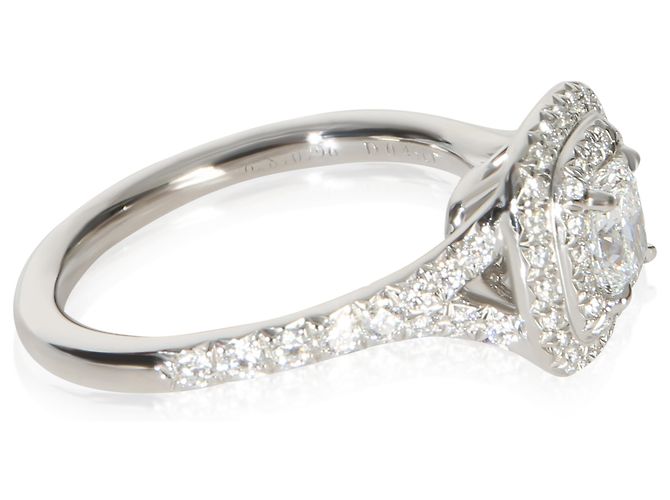 Tiffany & Co. Soleste Diamant-Verlobungsring mit Cushion-Schliff, 0.45 ct - Ansicht 2