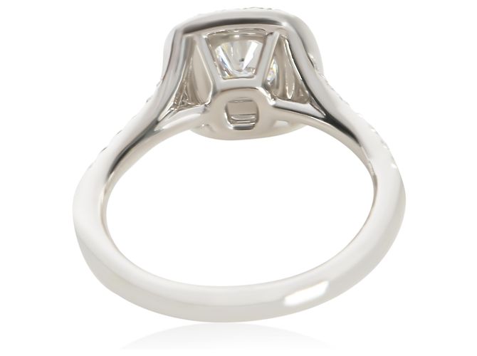 Tiffany & Co. Soleste Diamant-Verlobungsring mit Cushion-Schliff, 0.45 ct - Ansicht 4