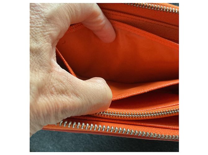 Louis Vuitton Cartera Zippy Epi Naranja - vista 10