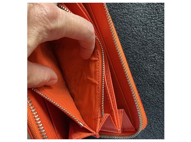 Louis Vuitton Cartera Zippy Epi Naranja - vista 11