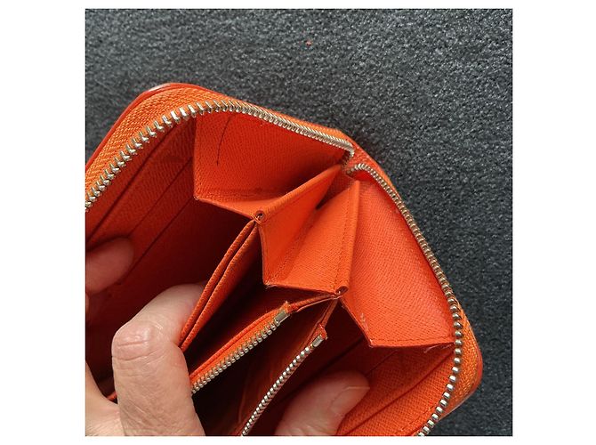 Louis Vuitton Cartera Zippy Epi Naranja - vista 12