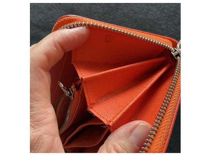 Louis Vuitton Cartera Zippy Epi Naranja - vista 13