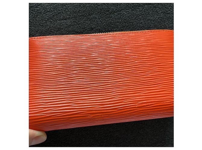Louis Vuitton Cartera Zippy Epi Naranja - vista 17