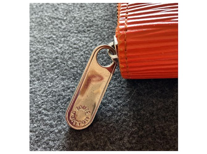 Louis Vuitton Cartera Zippy Epi Naranja - vista 3