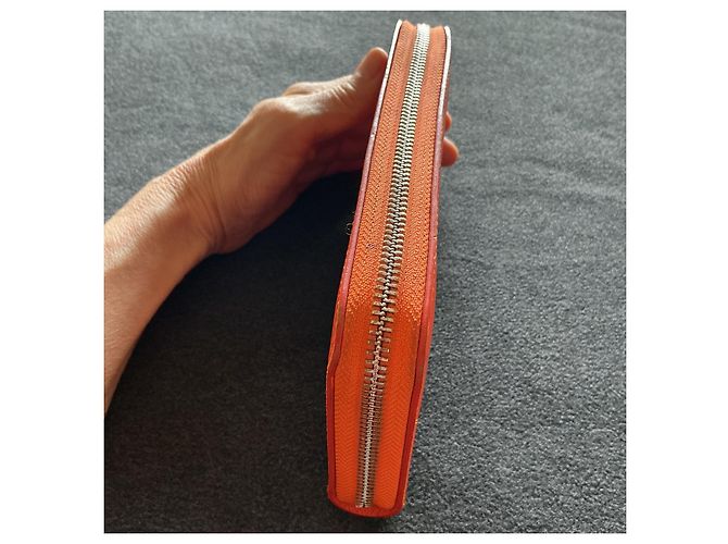 Louis Vuitton Cartera Zippy Epi Naranja - vista 5