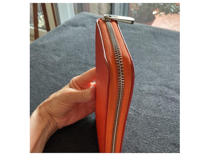Louis Vuitton Cartera Zippy Epi Naranja - vista 6