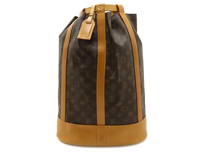 Borsa a tracolla Louis Vuitton Monogram Randonee GM Marrone - vista 2