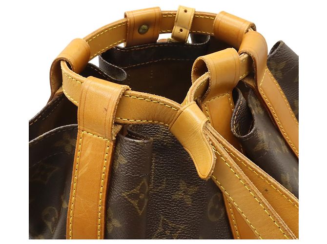Borsa a tracolla Louis Vuitton Monogram Randonee GM Marrone - vista 6