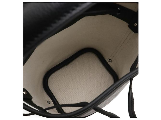 Borsa a secchiello Goyard Petit Flo Mini Marrone Nero Bianco - vista 6