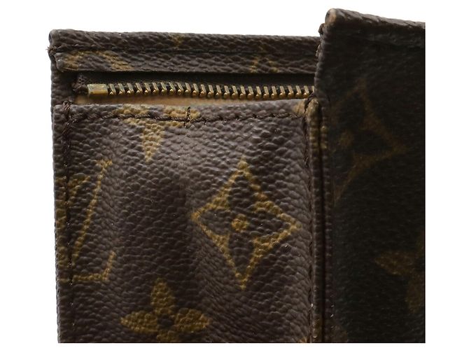 Pochette Toilette 26 Monogram Louis Vuitton Borsa Pochette Marrone Monogramma - vista 10